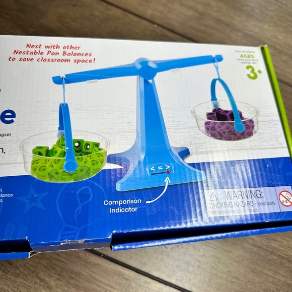 Pan Balance Classroom Material By Hand 2 Mind Ages 3 and Up (Complete) - Picture 3 of 10